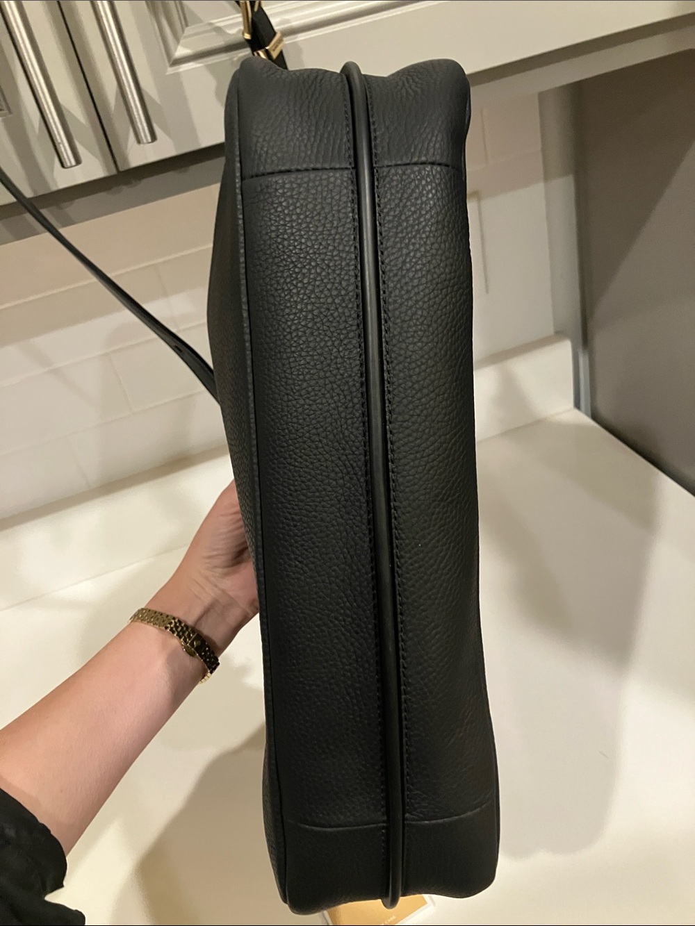 MICHAEL MICHAEL KORS Nolita Medium Pebbled Leather Shoulder Bag Retails $299.50 - Picture 7 of 14